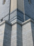 Exterior stonework of the Carillon. (109 Kb jpeg)