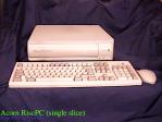 Picture of an Acorn RiscPC with it's flap shut (61 Kb jpeg).