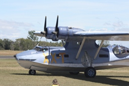 Catalina prepping for takeoff. (254Kb jpeg)