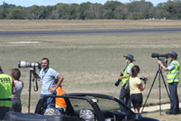 Photographers setting up for the day. (348Kb jpeg)